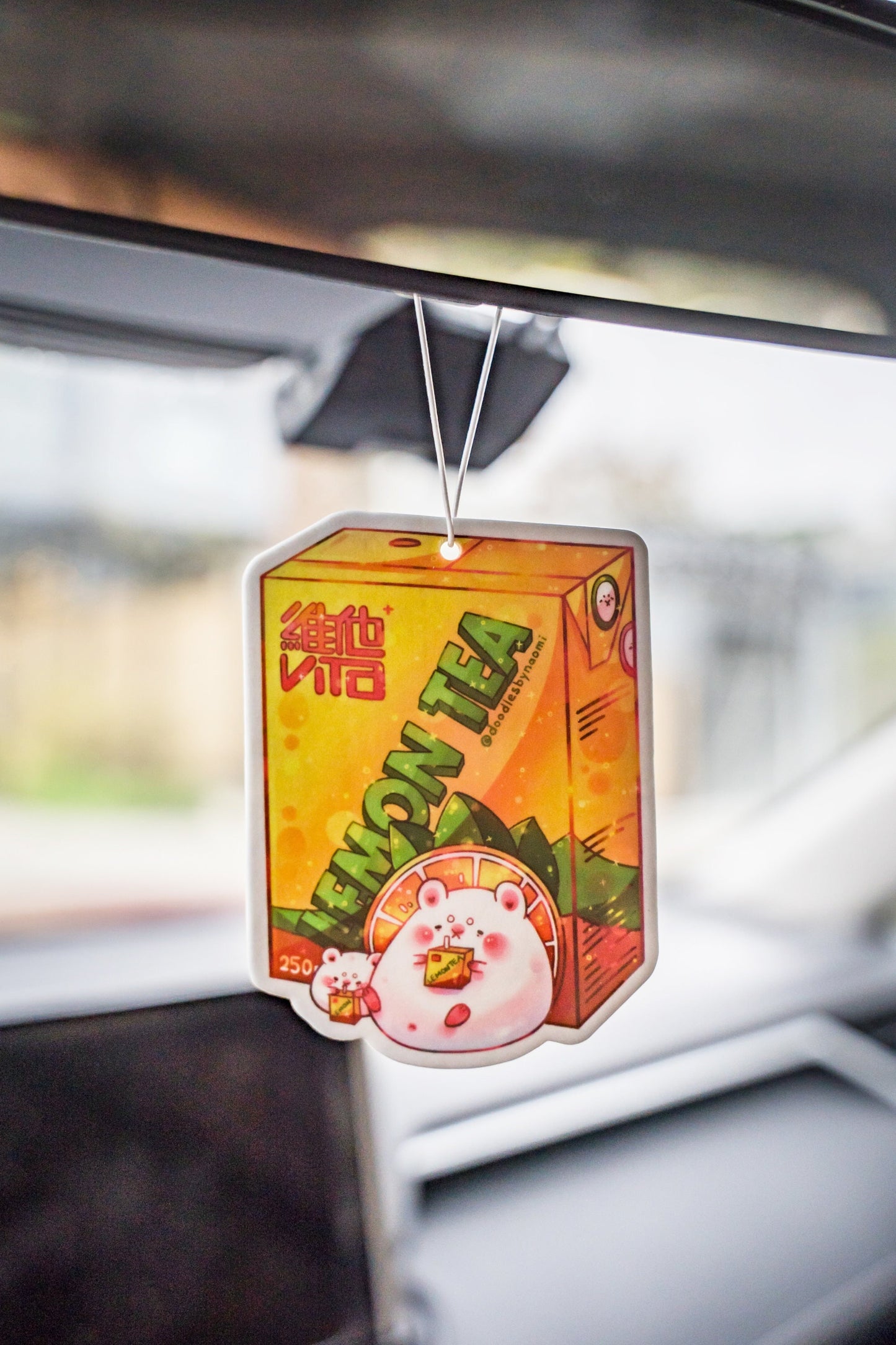 Lemon tea air freshener | Lemon air freshener | Cute air freshener | Car scent diffuser