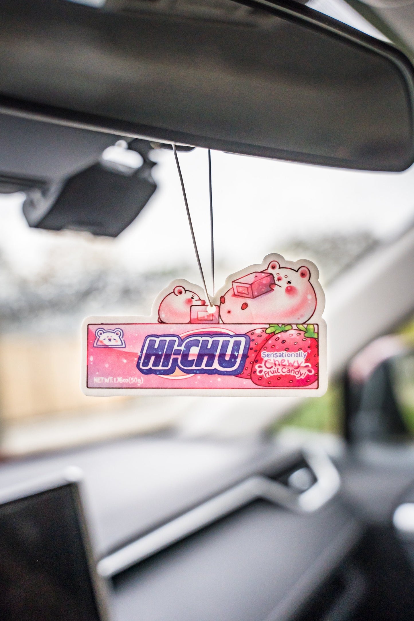 Hi-Chew air freshener | Strawberry air freshener | Cute air freshener | Car scent diffuser