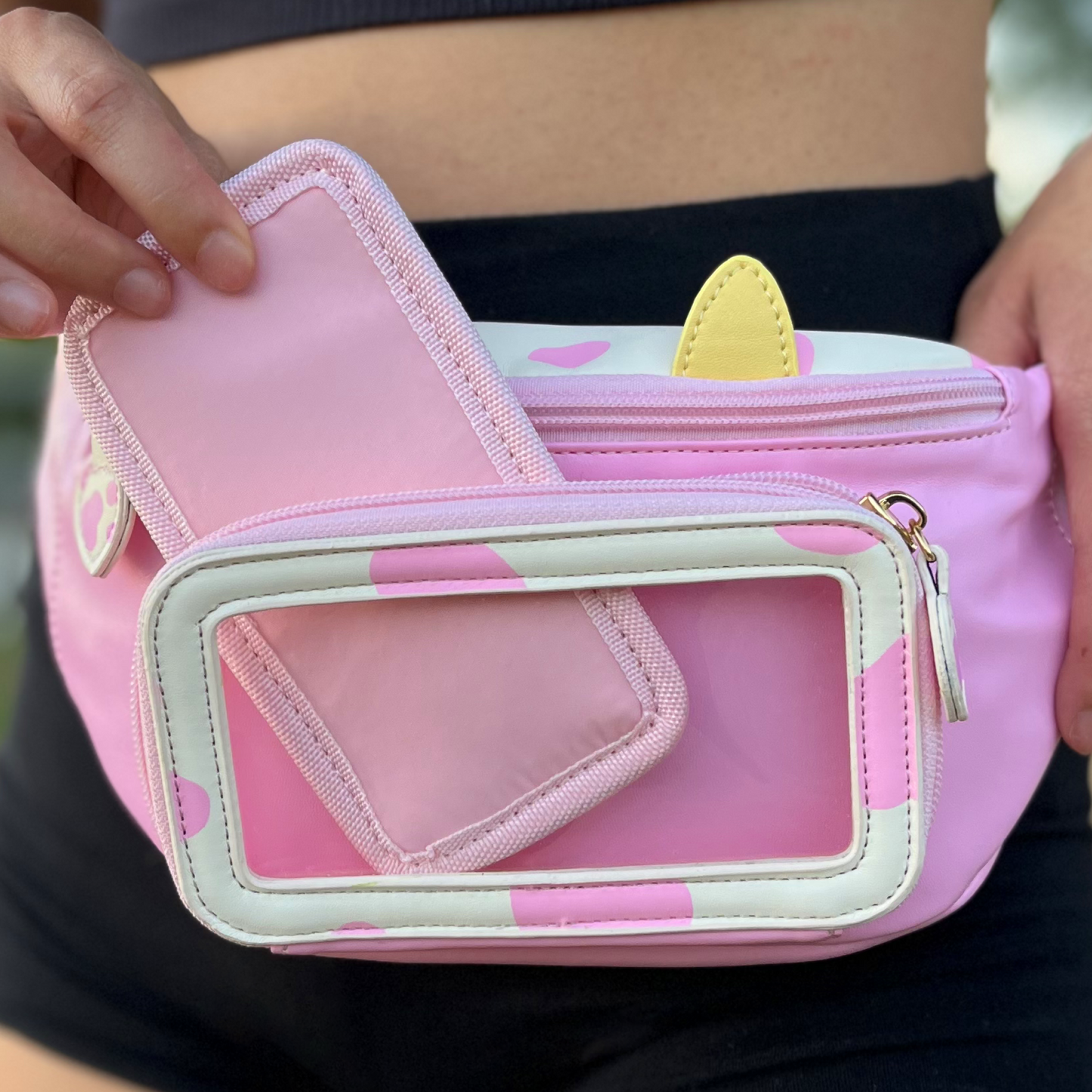 Strawberry Cow Ita Fanny Pack