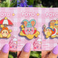 Poyo friends enamel pins | Japanese Anime enamel pins | Gamer enamel pins | Cute enamel pins