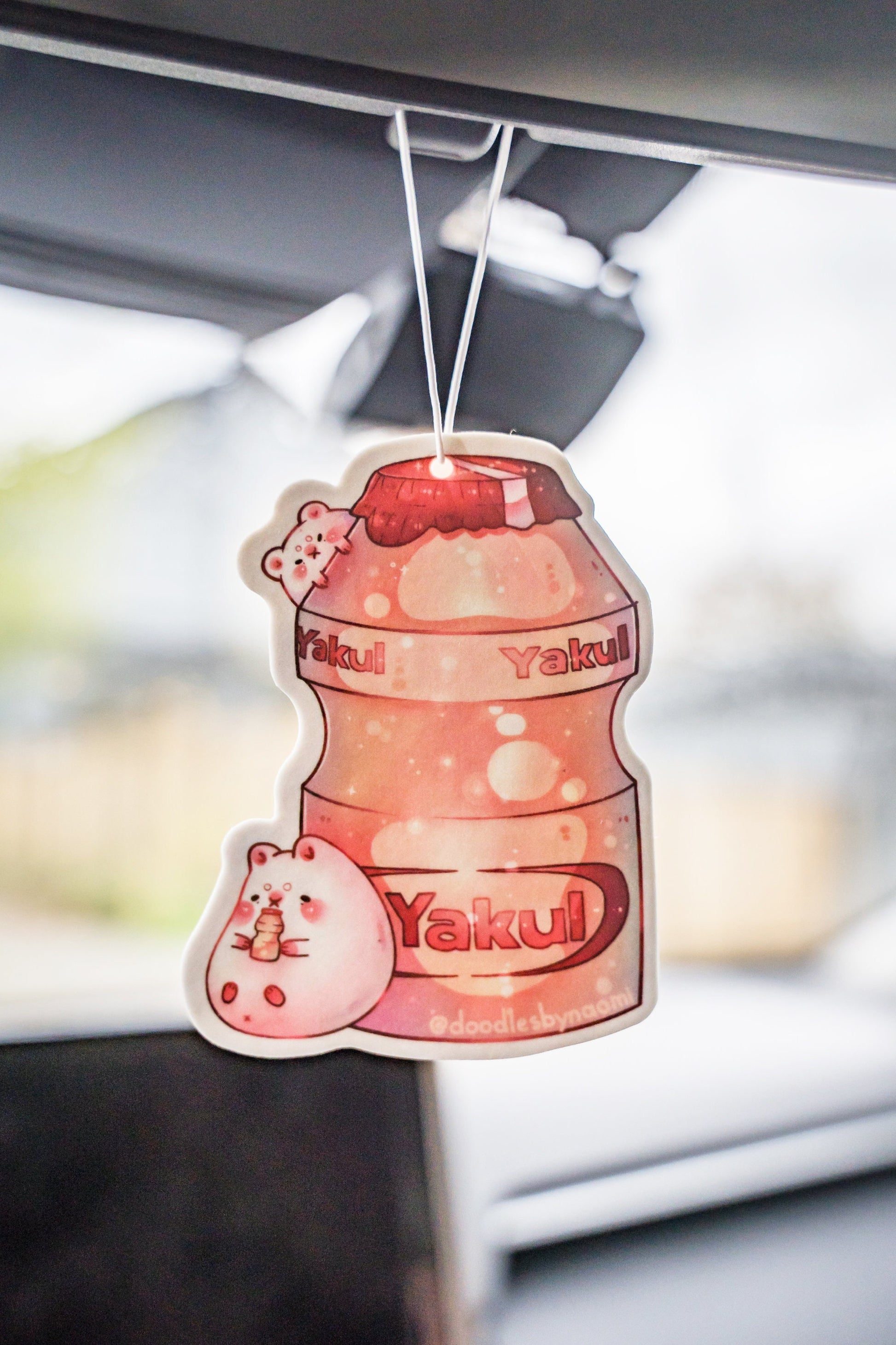 Yakult air freshener | Vanilla air freshener | Cute air freshener | Car scent diffuser