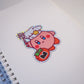 Poyo sticker book | Reusable sticker book | Cute sticker book