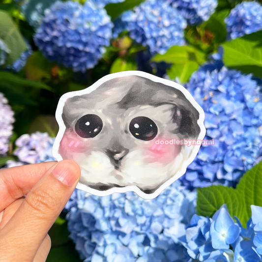 Sad Hamster Sticker