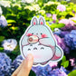 Cute anime bears sticker | Japanese anime sticker | Cute vinyl sticker | Cute laptop decal