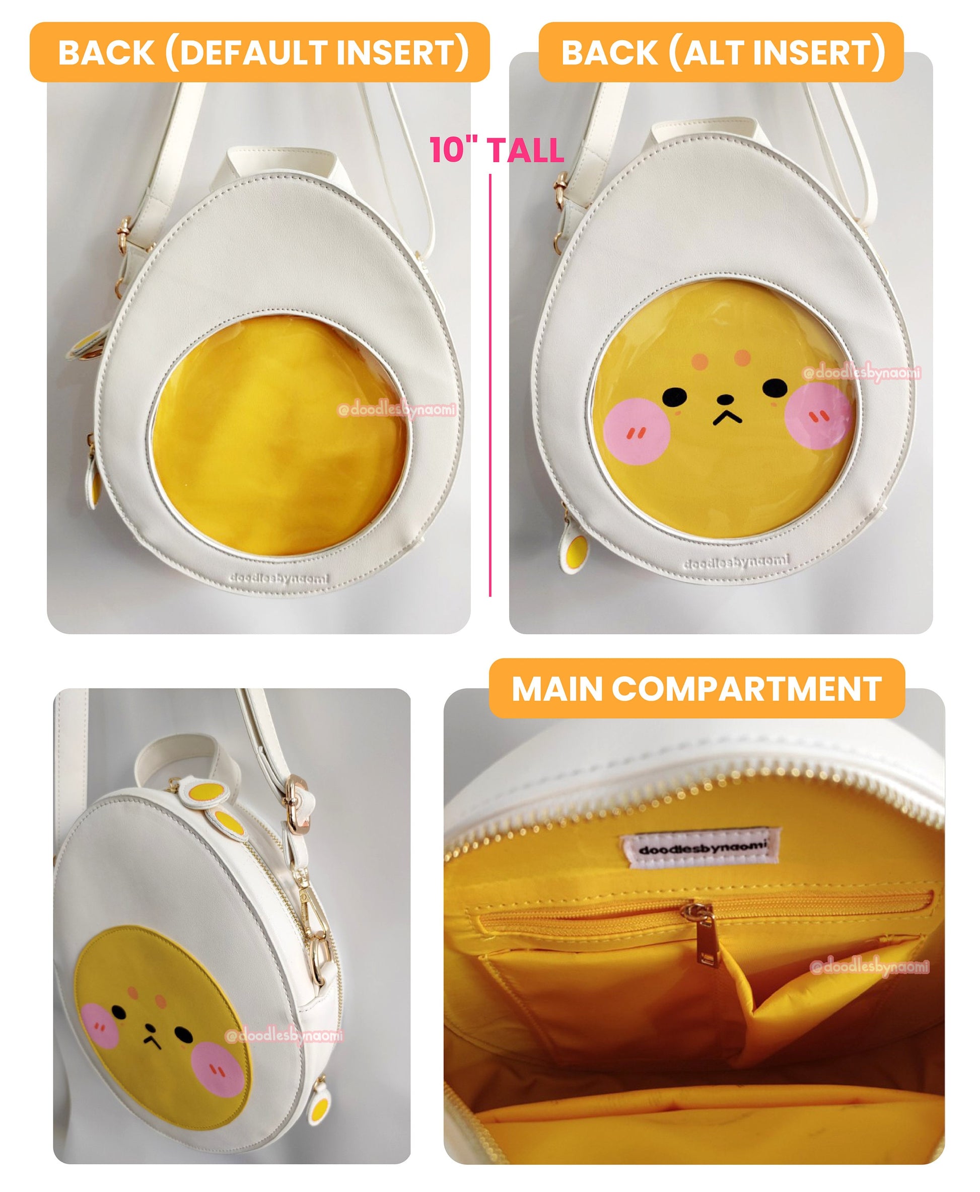 Egg ita bag | Cute ita bag | Egg bag (Please read description)