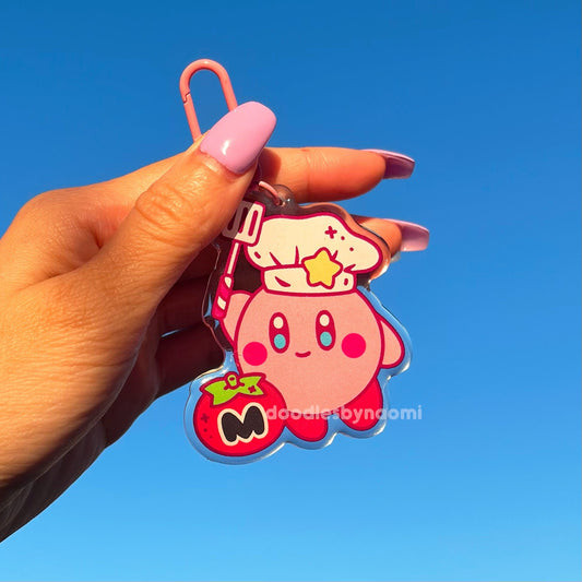 Poyo keychain | Japanese anime keychain | Gamer keychain | Cute acrylic keychain