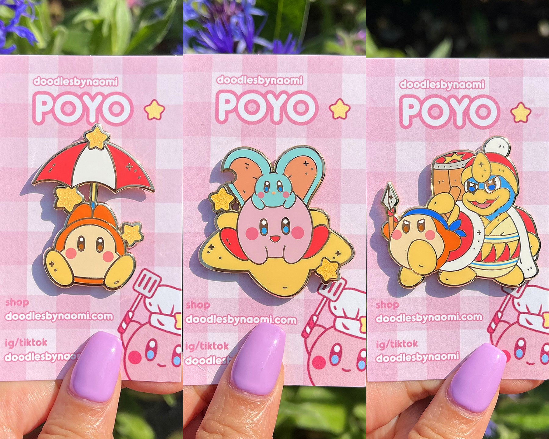 Poyo friends enamel pins | Japanese Anime enamel pins | Gamer enamel pins | Cute enamel pins