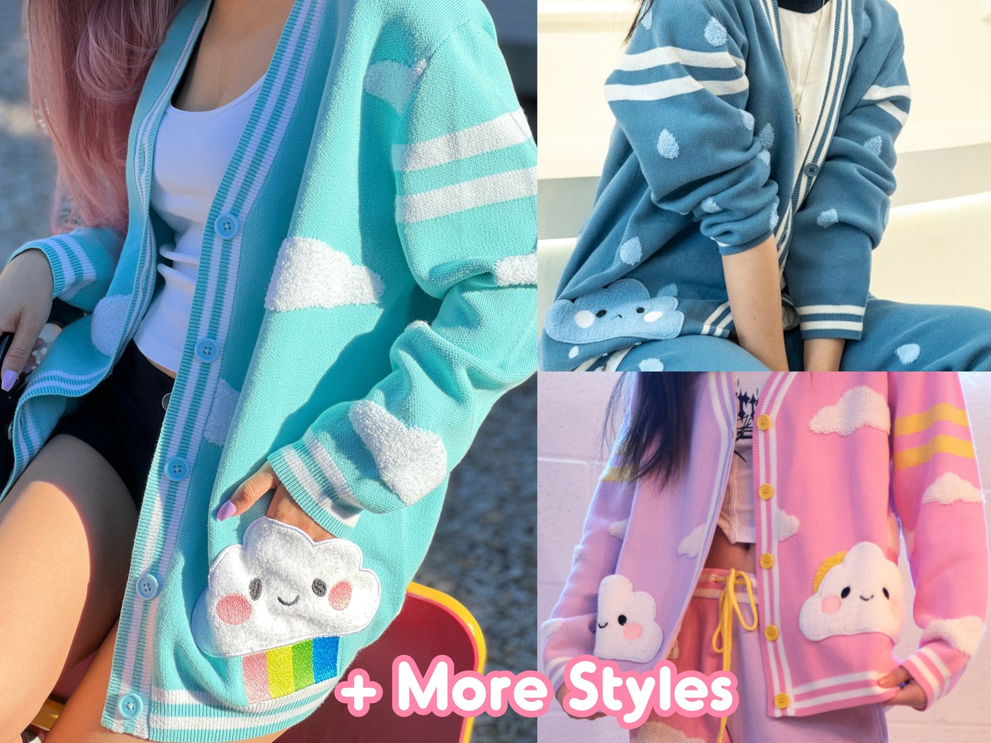 Sweater weather cardigans | Cloud cardigan | Cute cardigan | Kawaii apparel (Please read description)